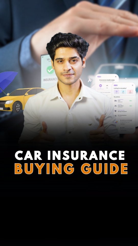 ACKO Facebook ad: Watch this before renewing your car insurance.