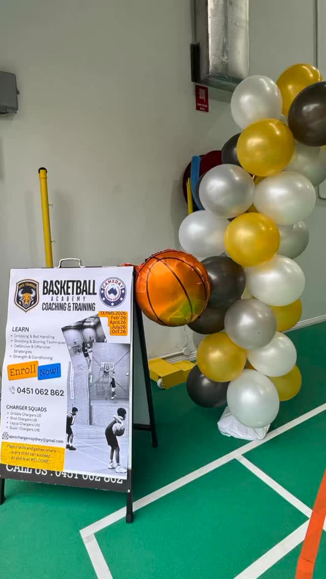 Apex Chargers Academy Facebook ad: Kids Basketball Training