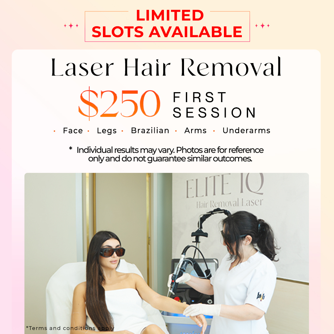 PADRA Derma Facebook ad: Laser Hair Removal Just $250 at Padra Clinic