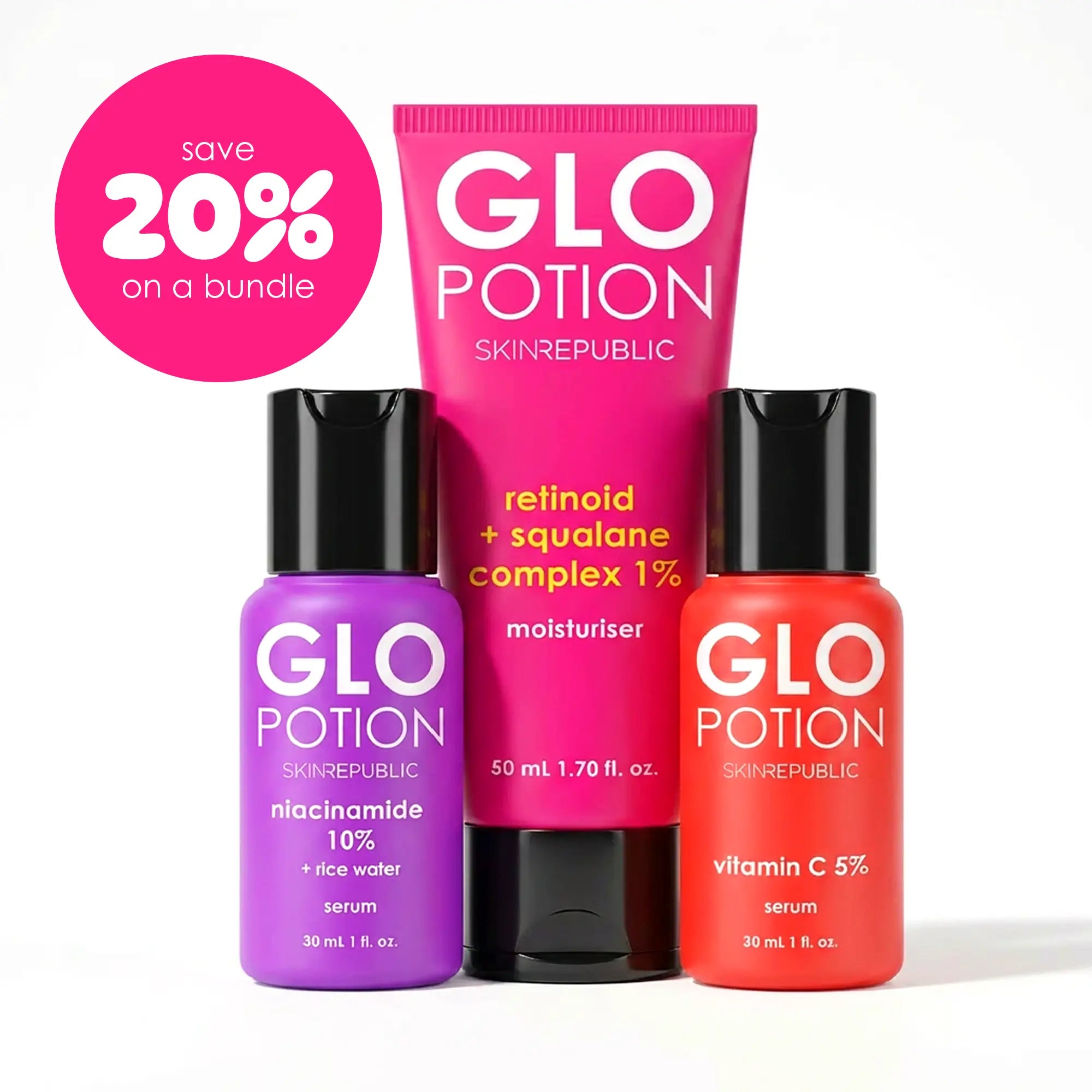 GloPotion Facebook ad