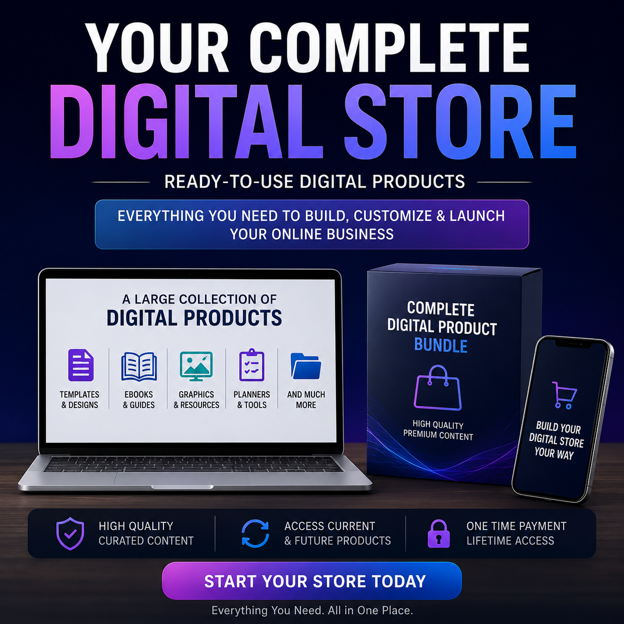 Lisa Hub Facebook ad: Don’t Create Products, Sell Them