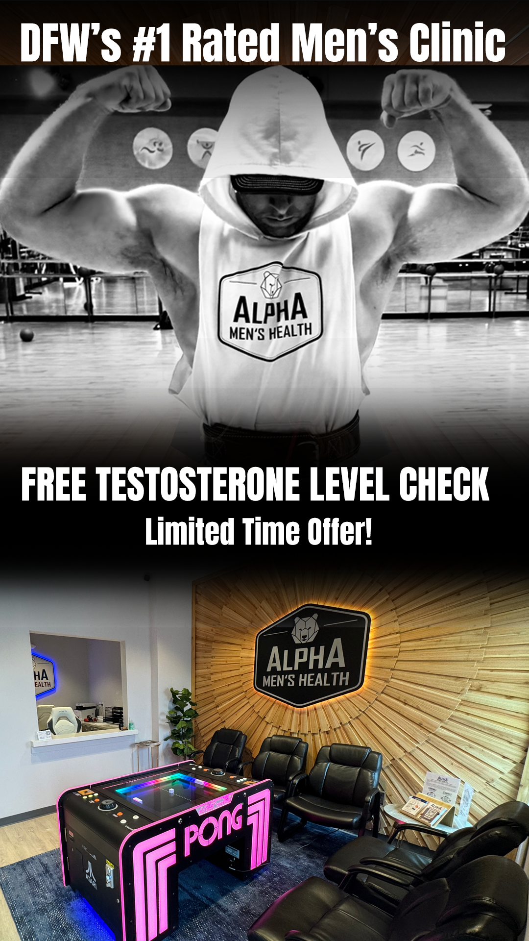 ALPHA Men's Health Facebook ad from Apr 26, 2025