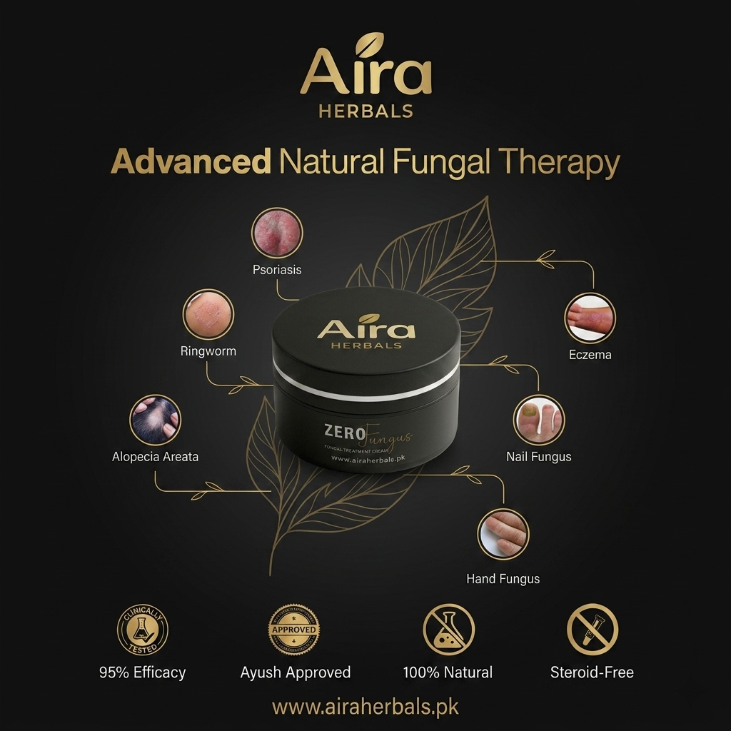 Aira Herbals Facebook ad: Tired of changing creams? Get permanent relief from Fungal…