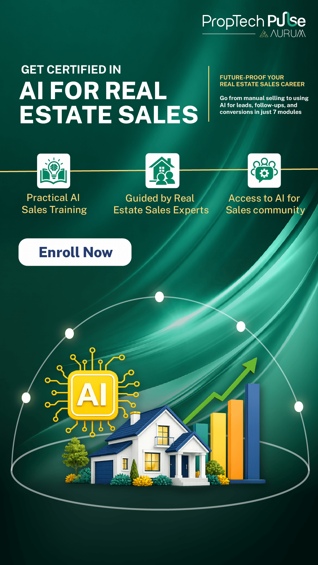 Aurum PropTech Limited Facebook ad: Future-Proof Your Sales Career