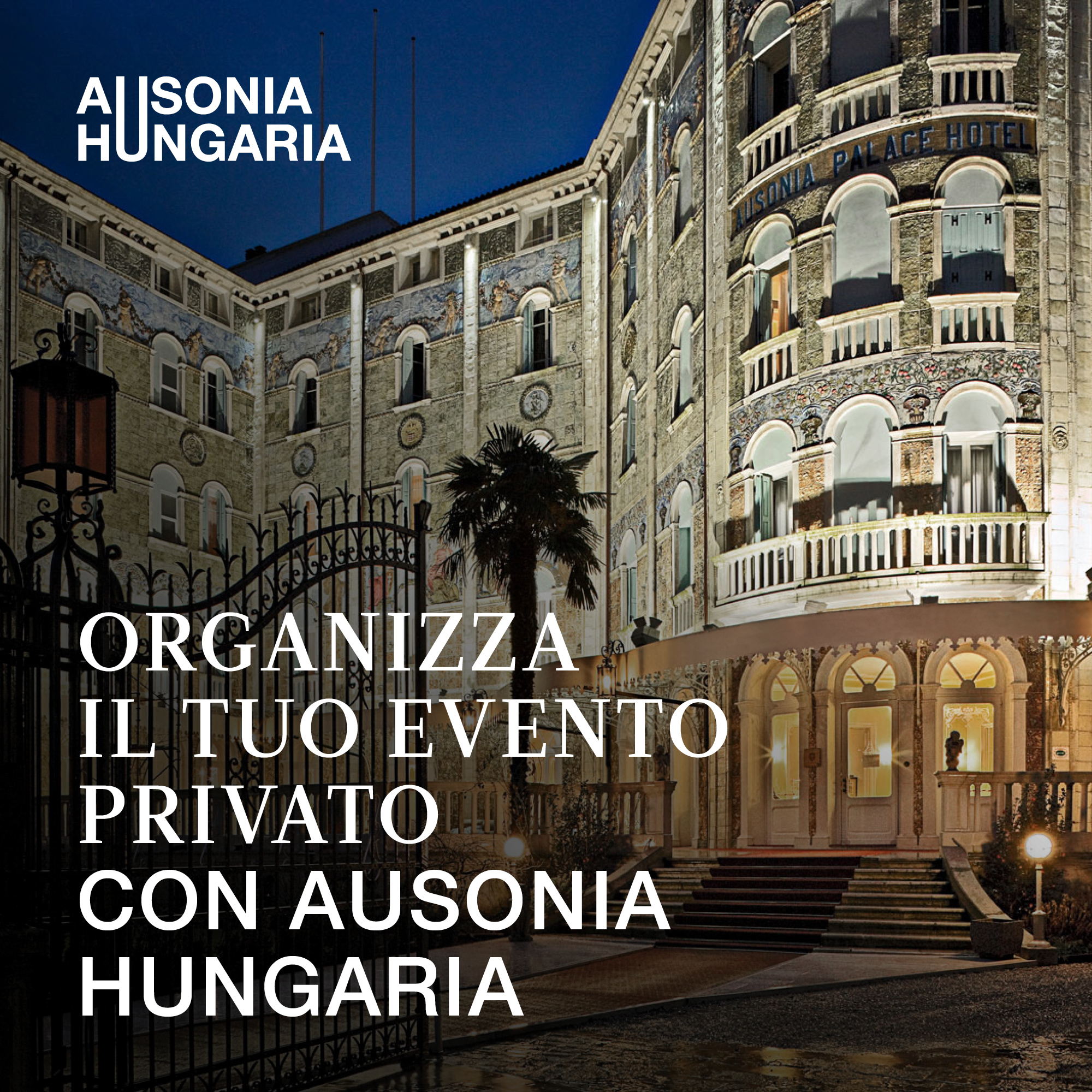 Ausonia Hungaria, five-star luxury hotel in Venice Lido Facebook ad: Per informazioni e richieste, siamo a tua disposizione…