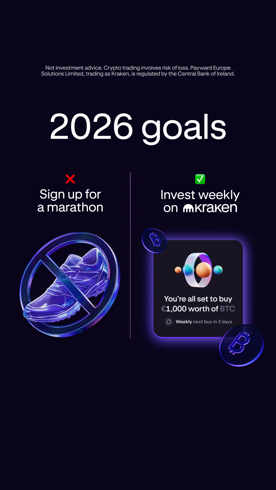 Kraken Digital Asset Exchange Facebook ad