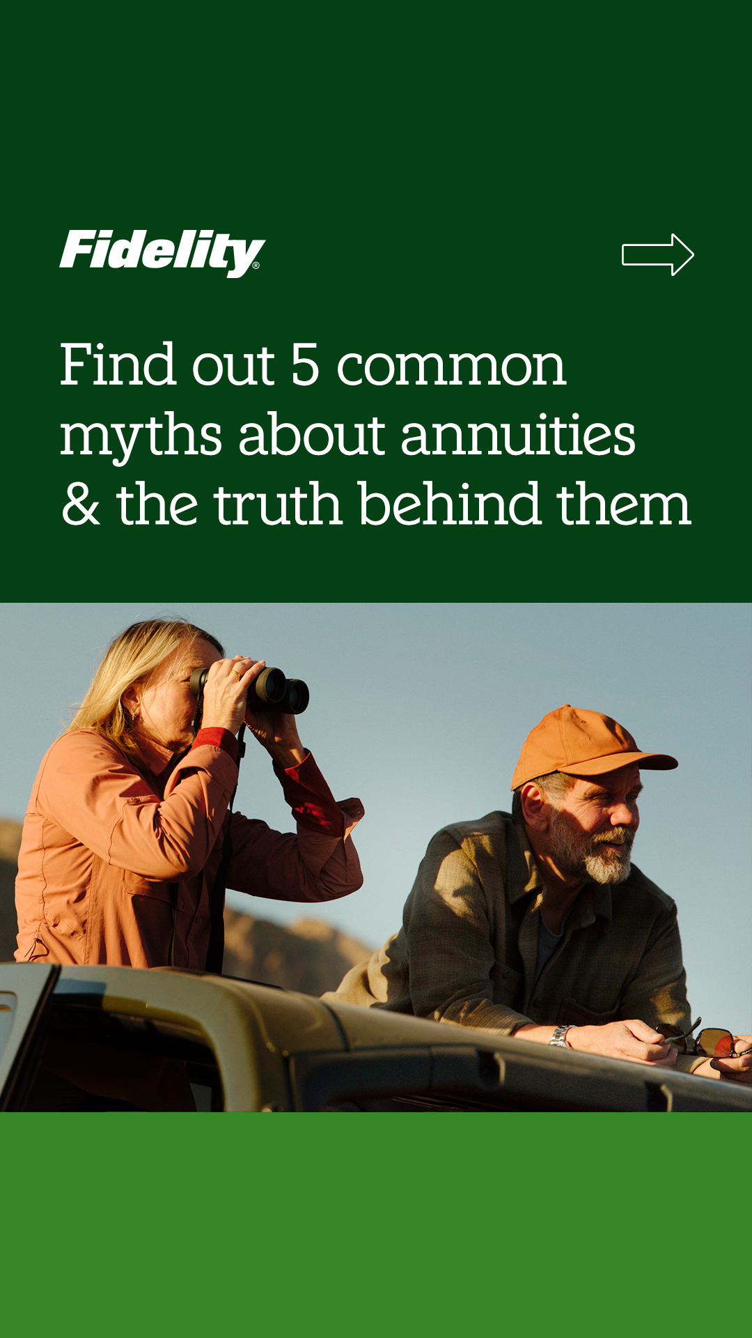 Fidelity Investments Facebook ad