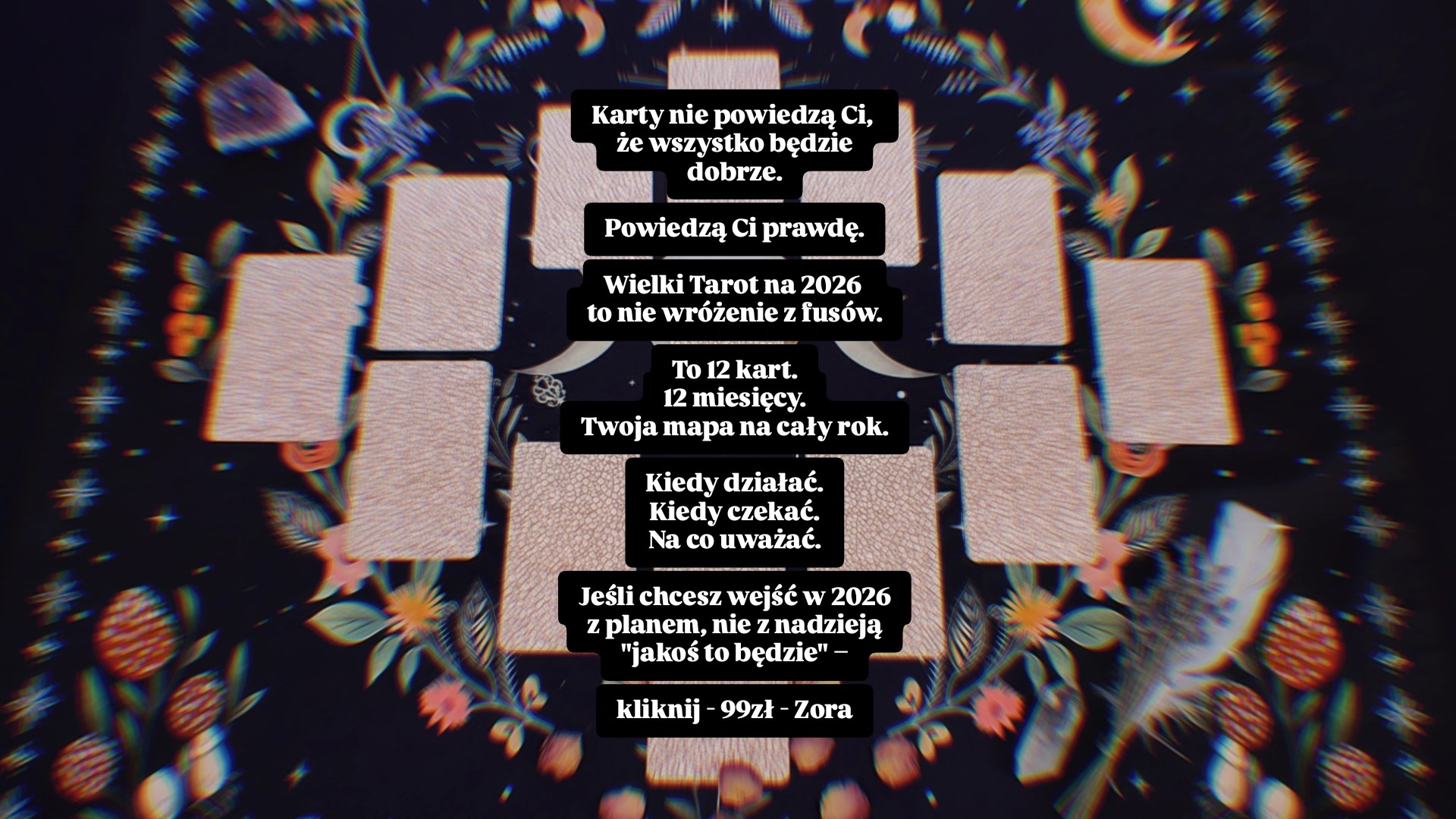 Tarotnica Facebook ad from Dec 17, 2025