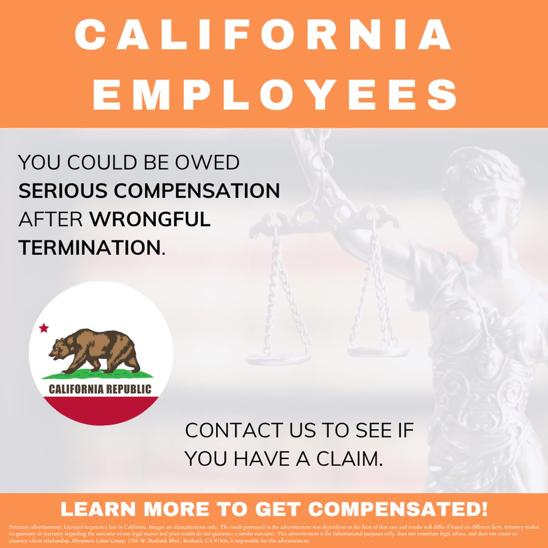 Abramson Labor Group Facebook ad: CA Employees Fight Back