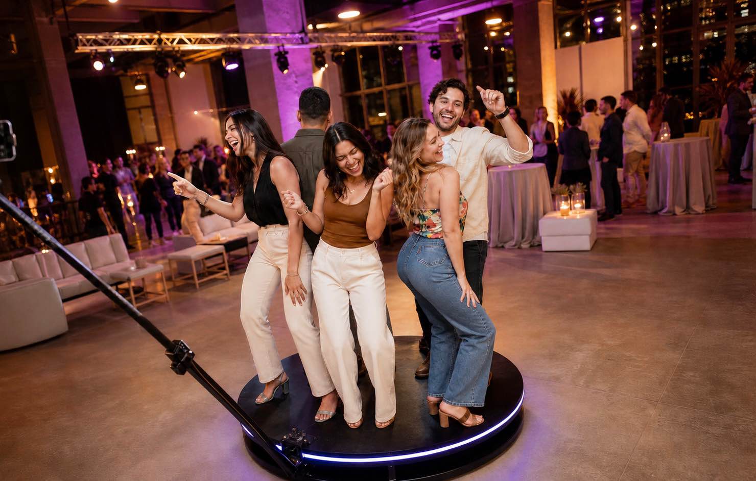 Miguel Angel Facebook ad: 360 Photobooth Event rentals - $100
