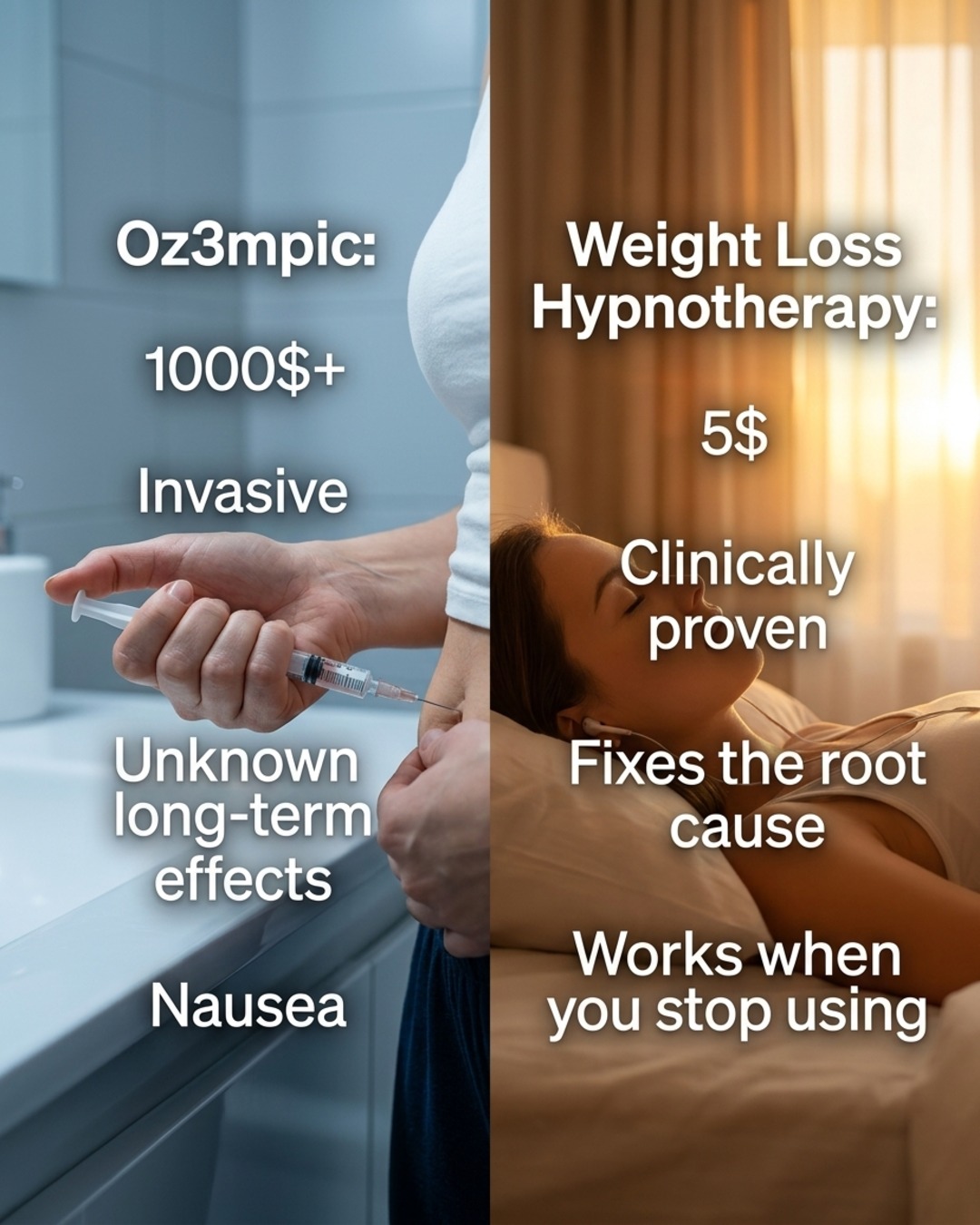 Hypnozio: power of hypnotherapy Facebook ad