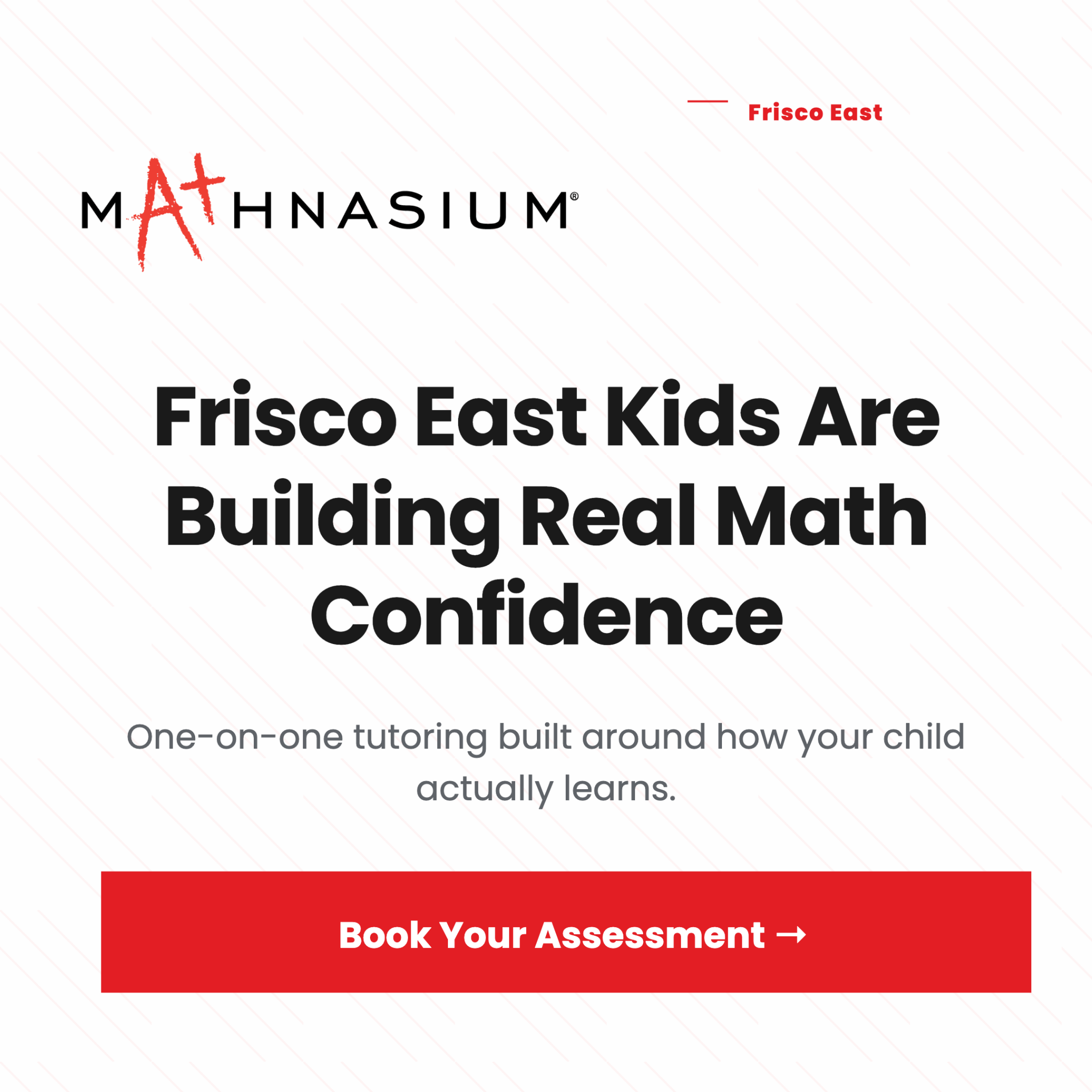 Mathnasium Facebook ad