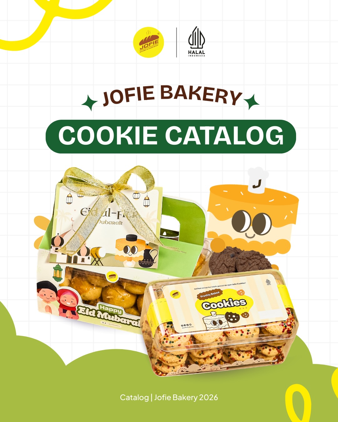 Jofie Bakery & Cake Shop Facebook ad: COOKIE CATALOG JOFIE BAKERY 2026 resmi hadir Jofiers!