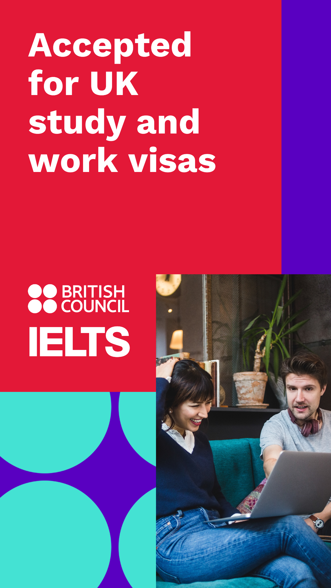Take IELTS Official Facebook ad