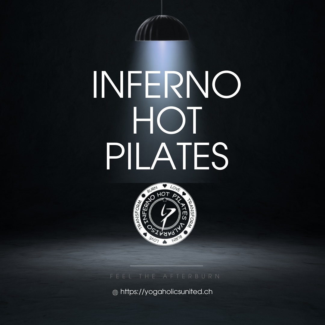 Yogaholics United Facebook ad: Inferno Hot Pilates is a high-intensity, low-impact workout…
