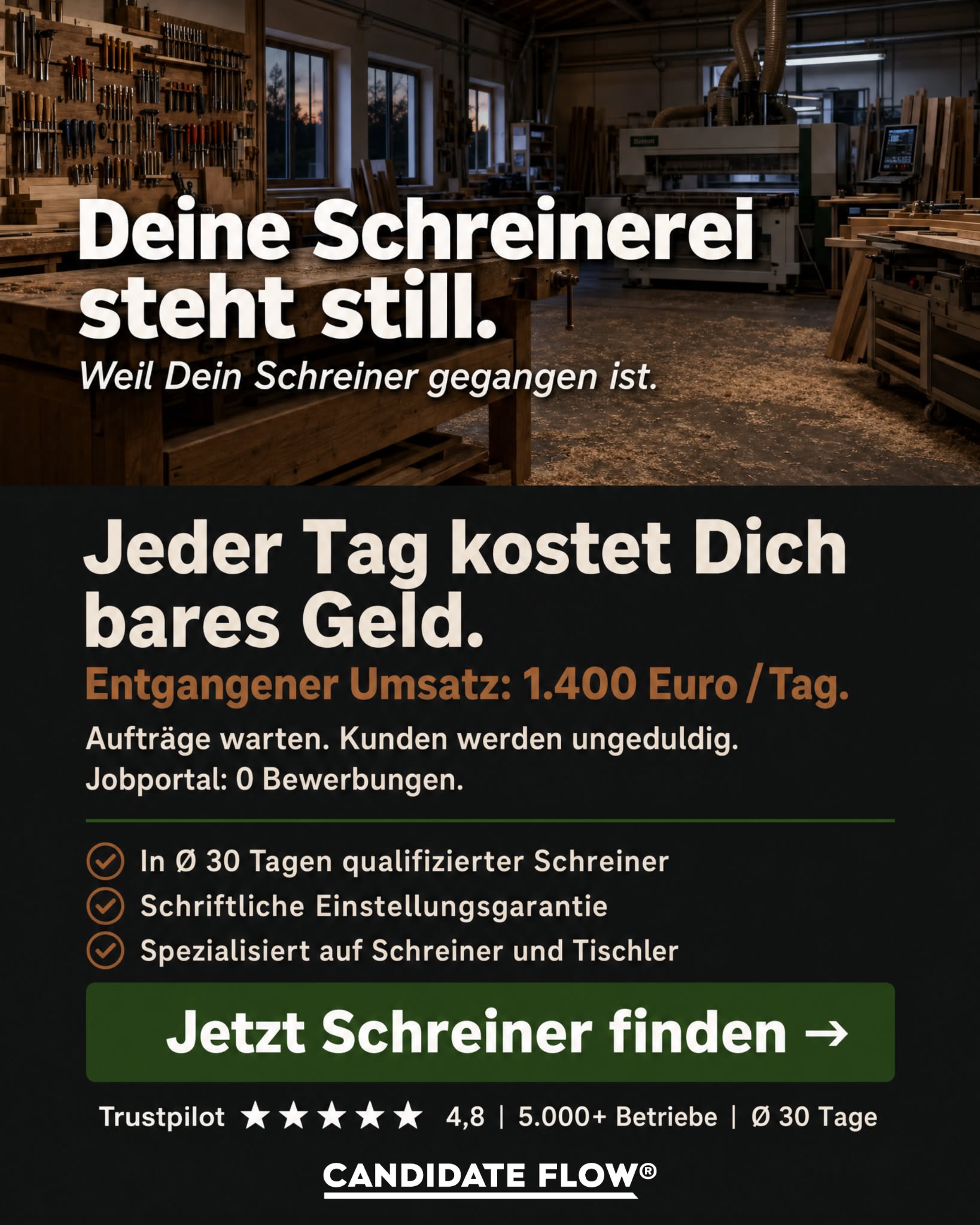 Candidate Flow GmbH - Recruiting Partner für den Mittelstand Facebook ad