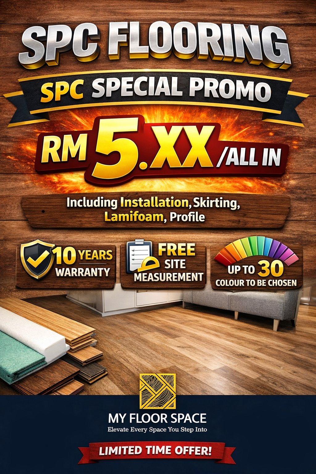 My Floor Space Facebook ad