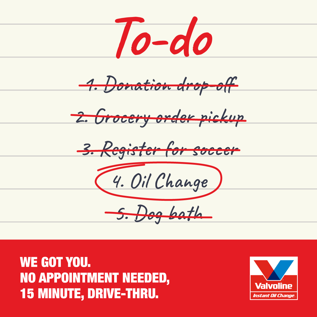 Valvoline Instant Oil Change Facebook ad: Find Coupons & A Store Near You.