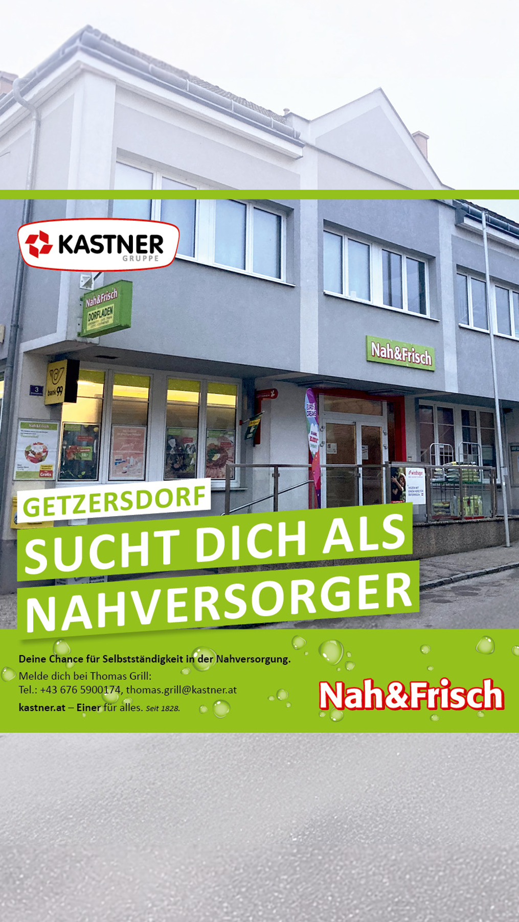 KASTNER Gruppe Facebook ad: Jetzt informieren!