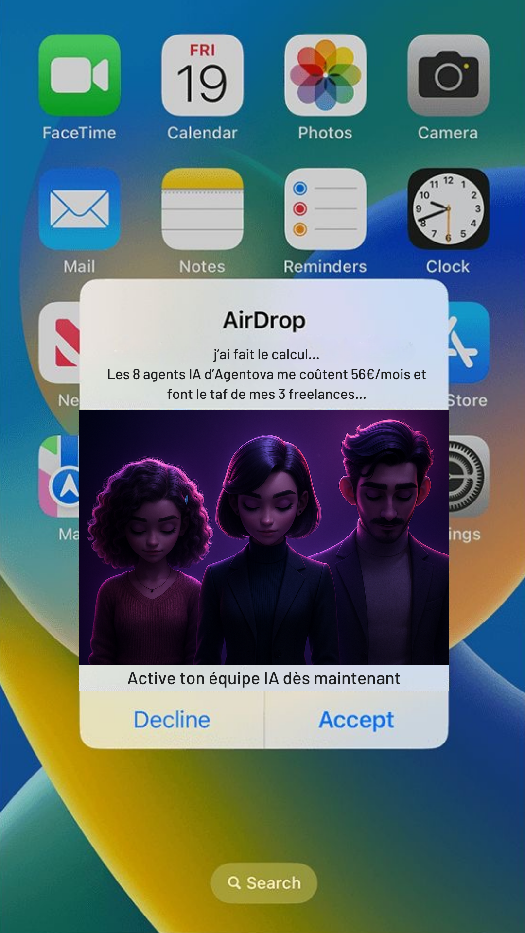 Agentova.ai Facebook ad