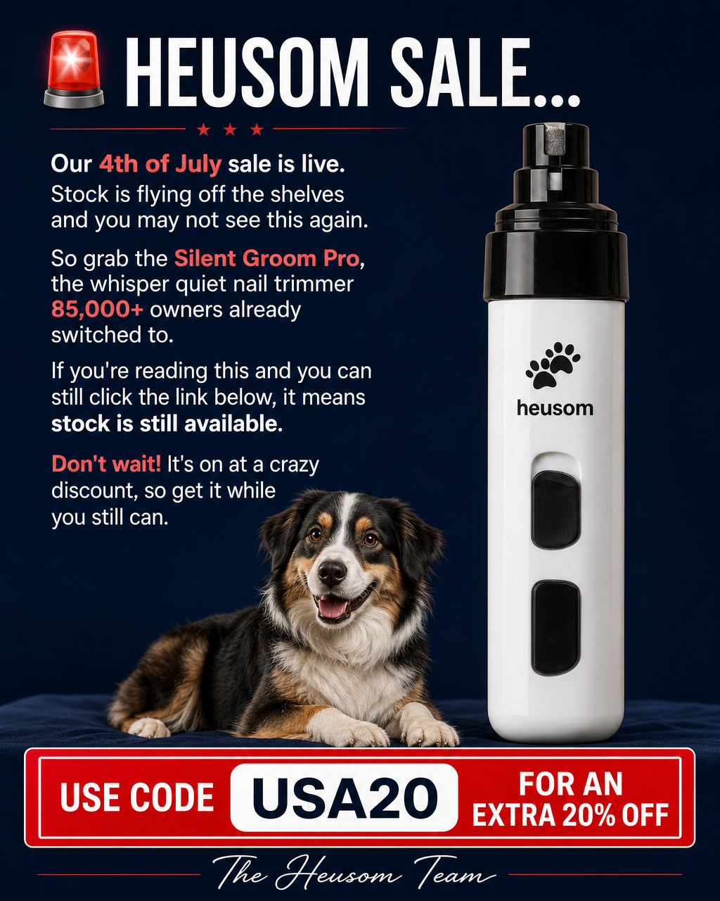 Daily Pet Discounts Facebook ad
