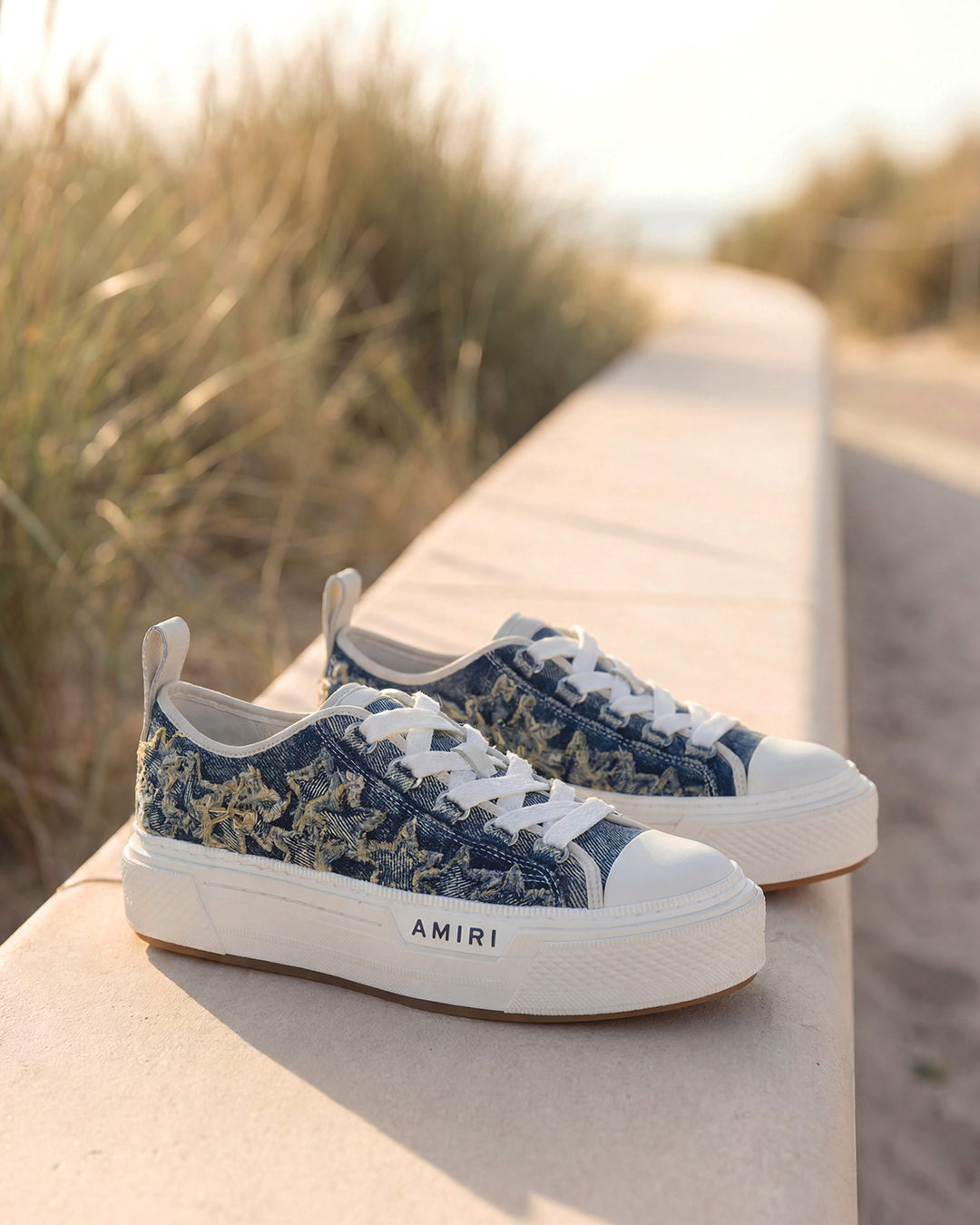 AMIRI Facebook ad: WOMEN'S STARS COURT LOW