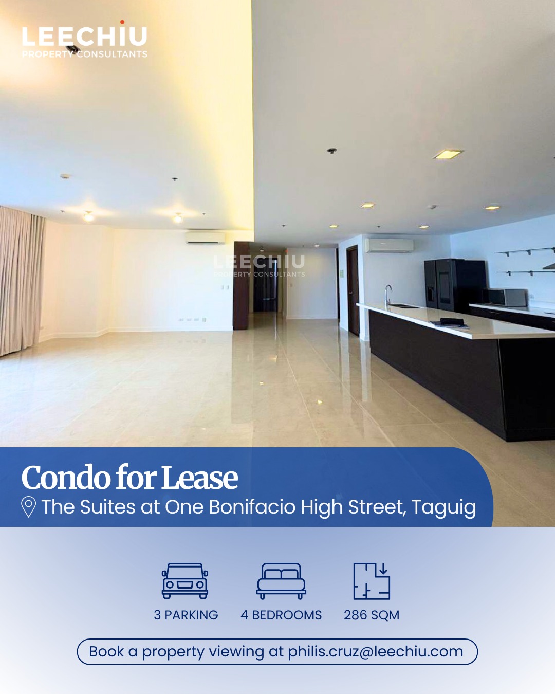LPC Residential Facebook ad: 4BR Condo for Lease in The Suites at…