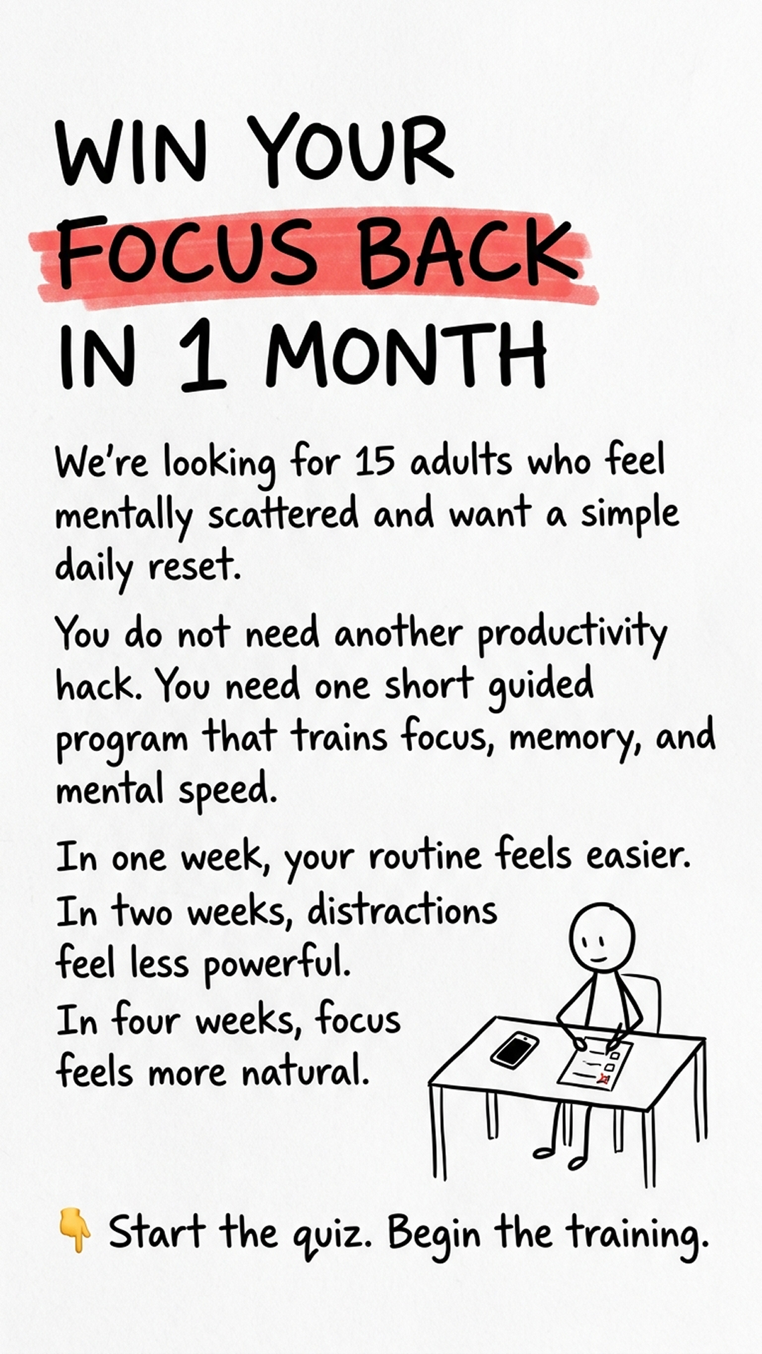 Impulse: Brain Training & Self-Discovery Facebook ad