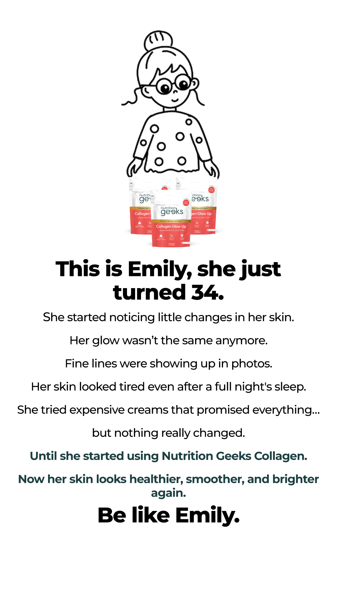 Radiant Over 40 Facebook ad