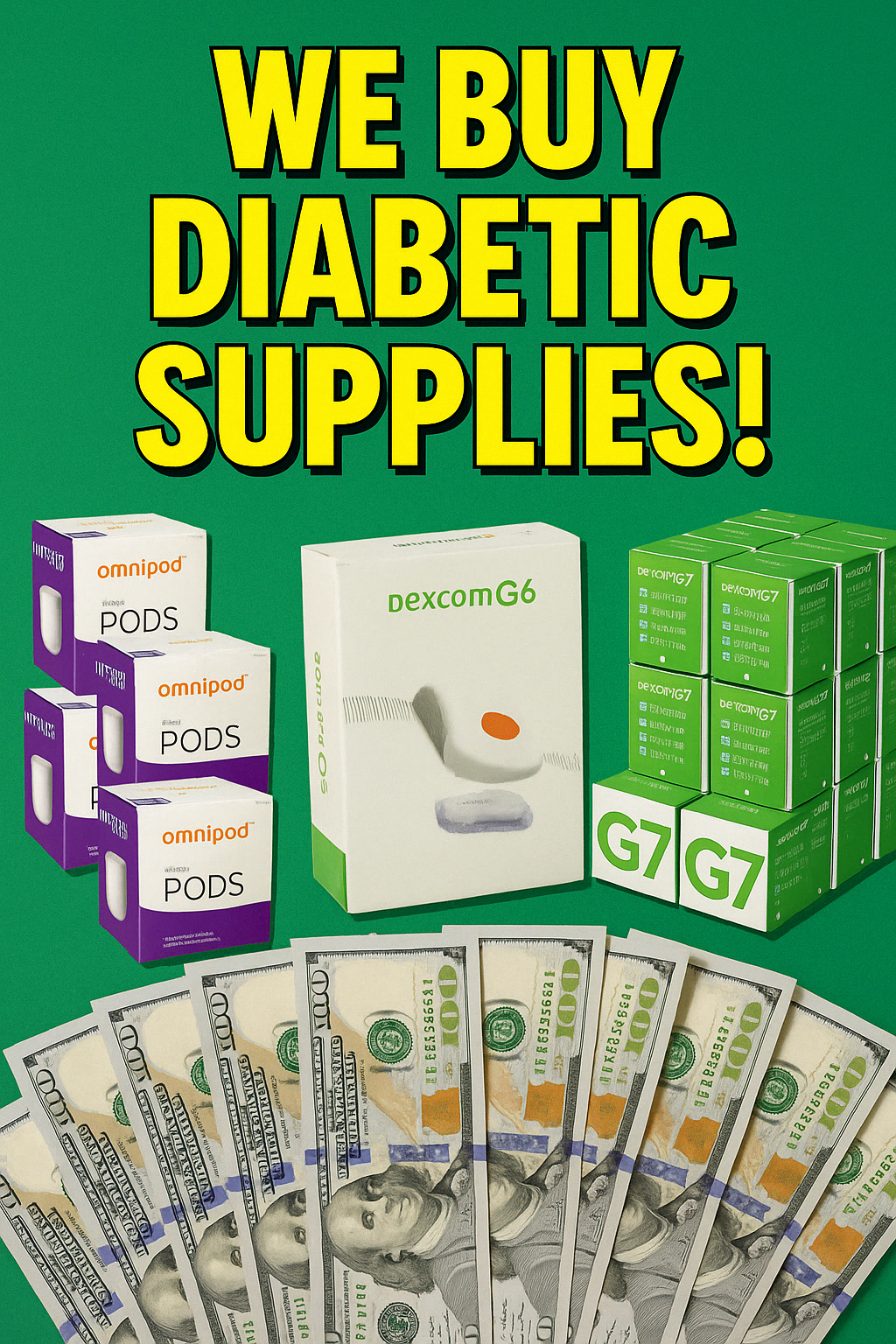 Diabetic Supplies 4 Cash Facebook ad