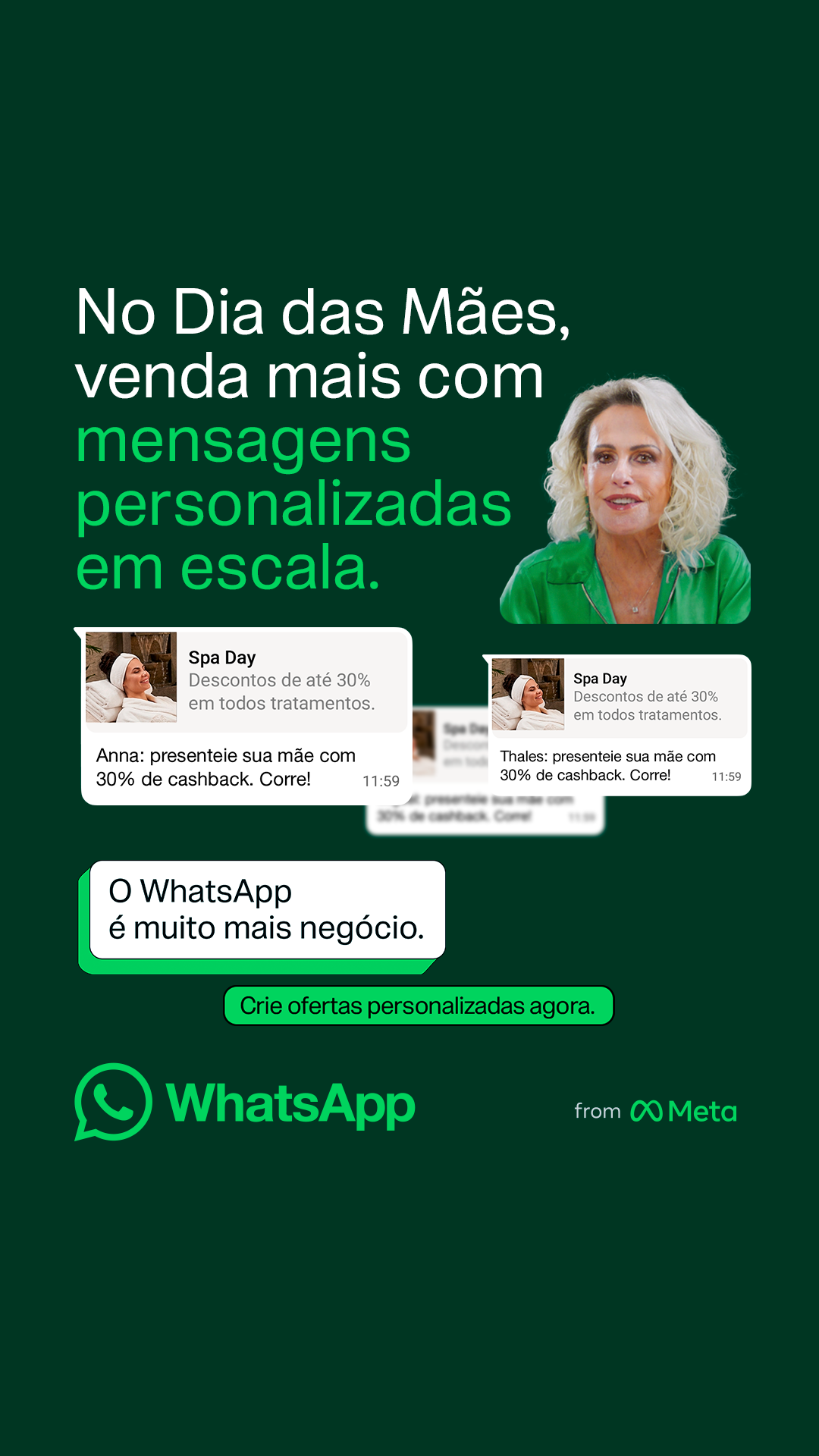 WhatsApp Facebook ad
