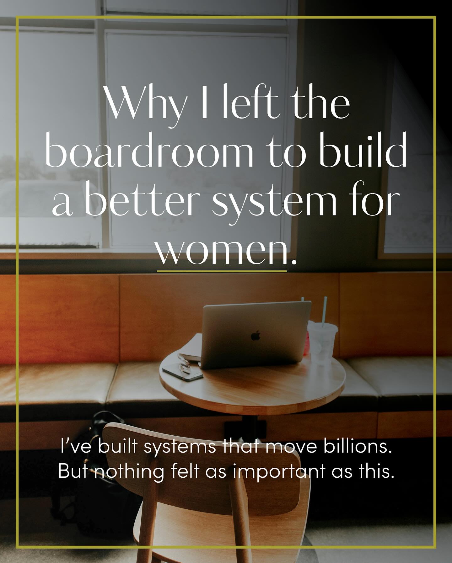Evemotheroffreedom Facebook ad: I didn’t leave the boardroom because I had…