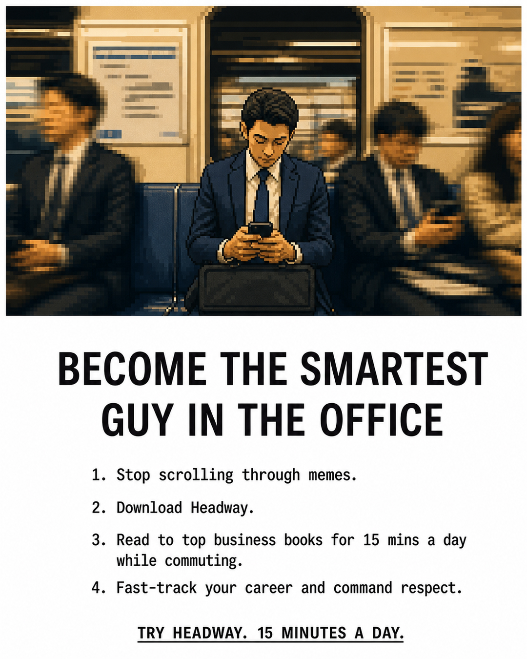 Headway App Facebook ad
