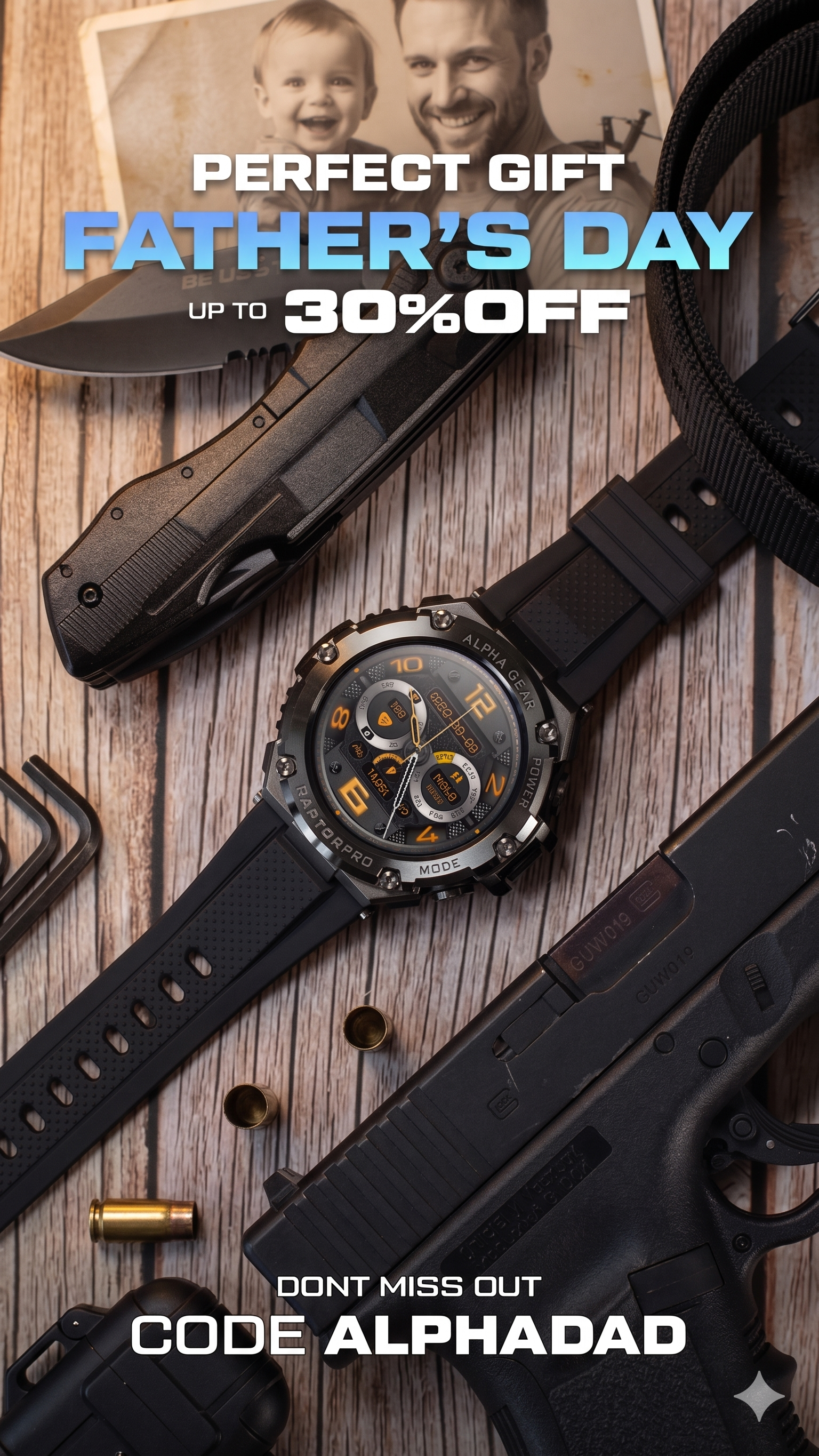 AlphaGear USA Facebook ad