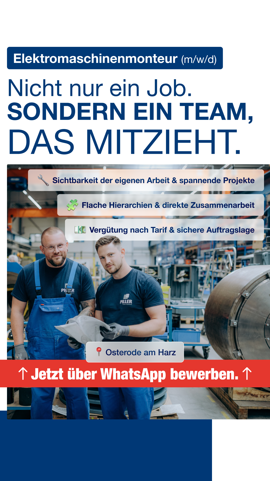 Piller Karriere Facebook ad