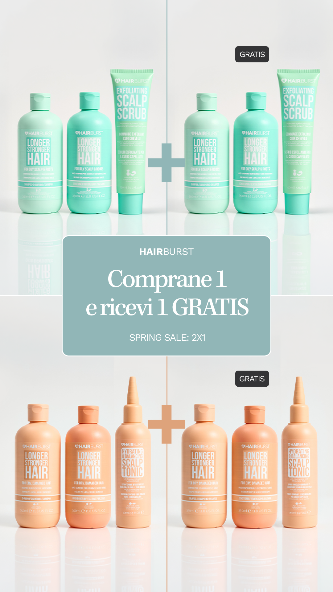 Hairburst Italia Facebook ad