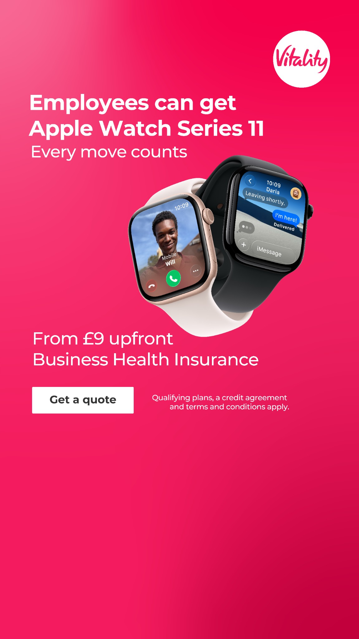 Vitality UK Facebook ad