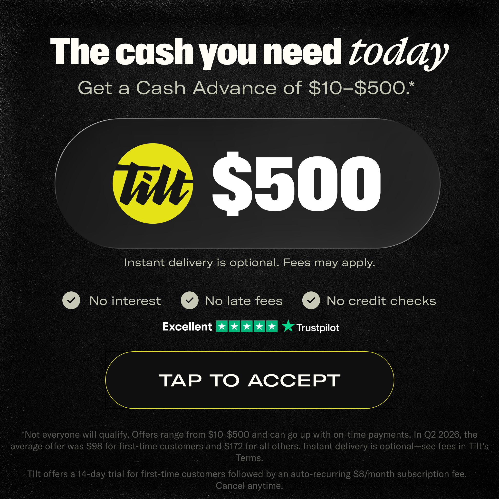 Tilt HQ Facebook ad