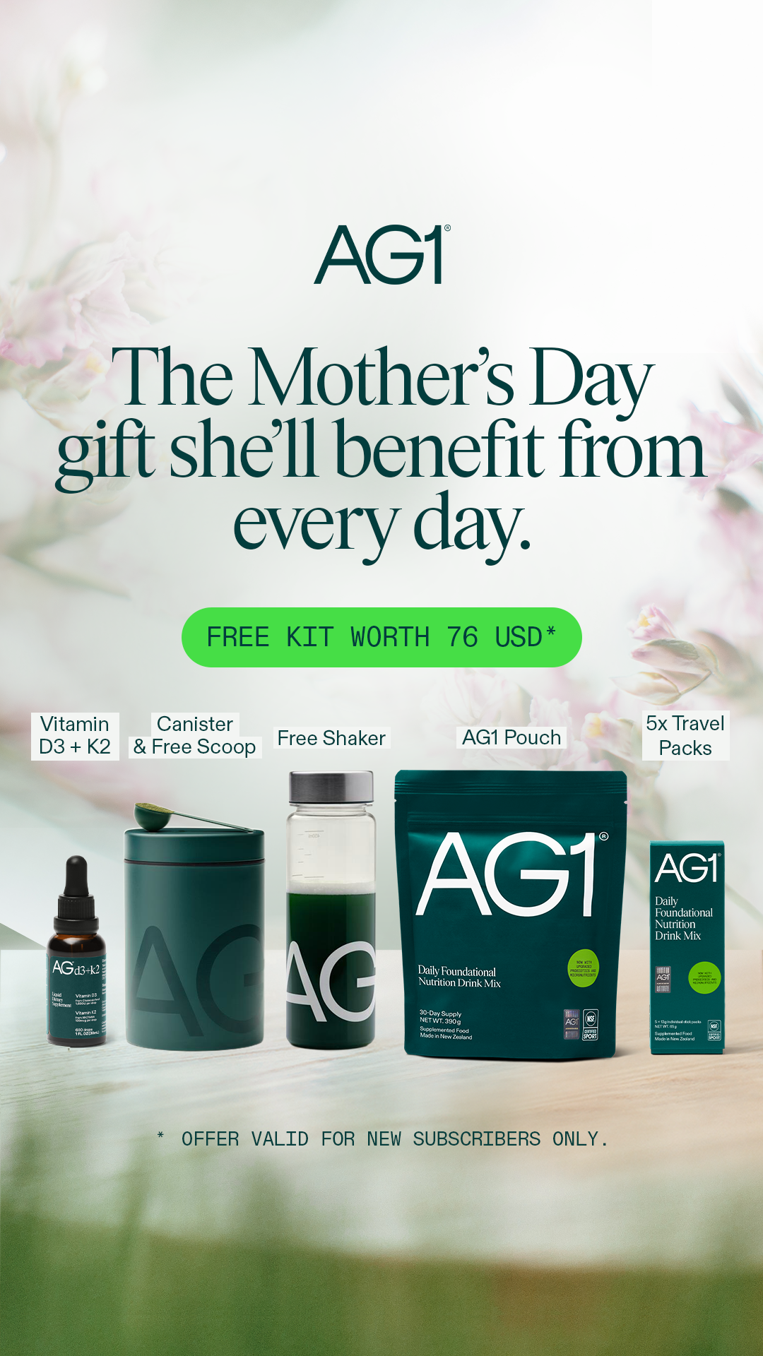 AG1 by Athletic Greens Facebook ad