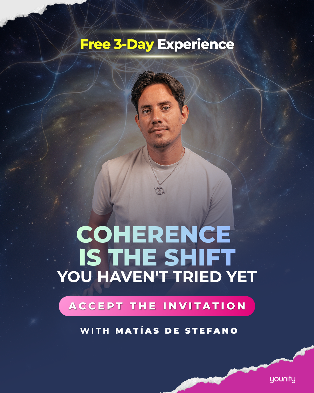 younity International Facebook ad: Coherence is the shift you haven't tried