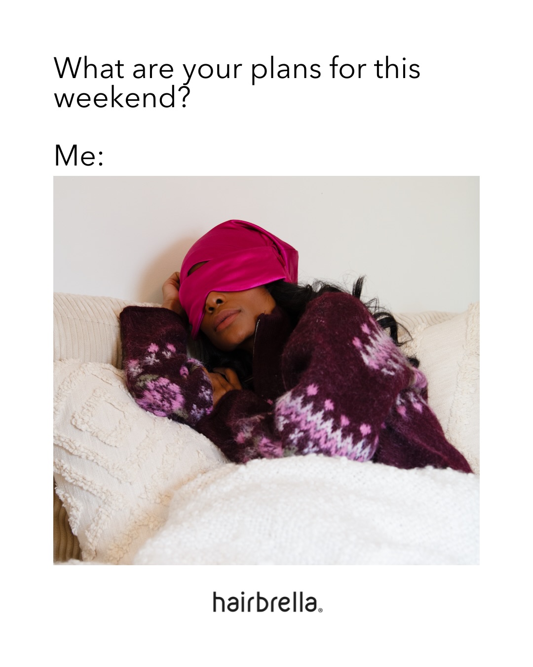Hairbrella Facebook ad: Galentine’s Reminder 