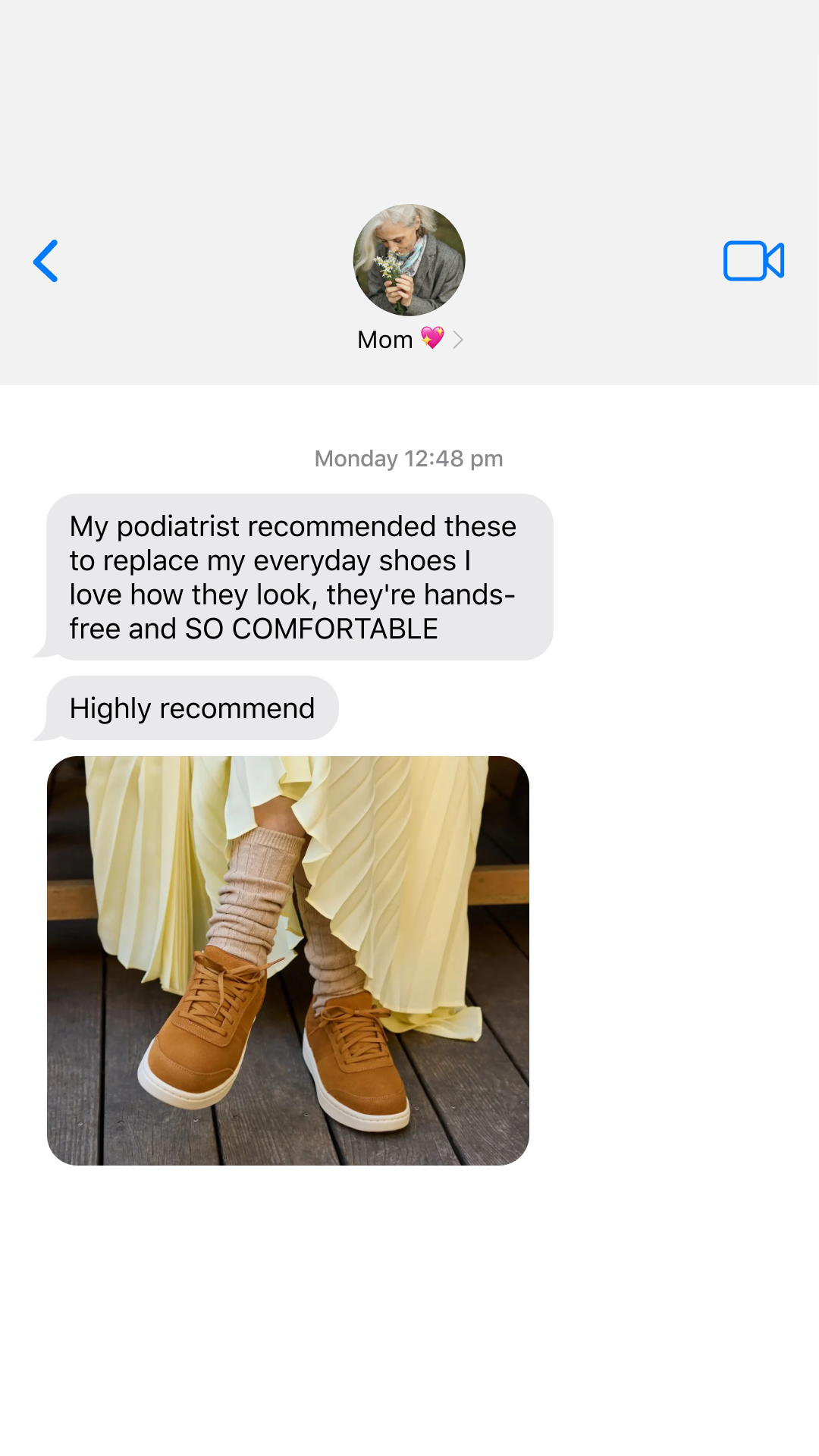 Orthofeet Facebook ad