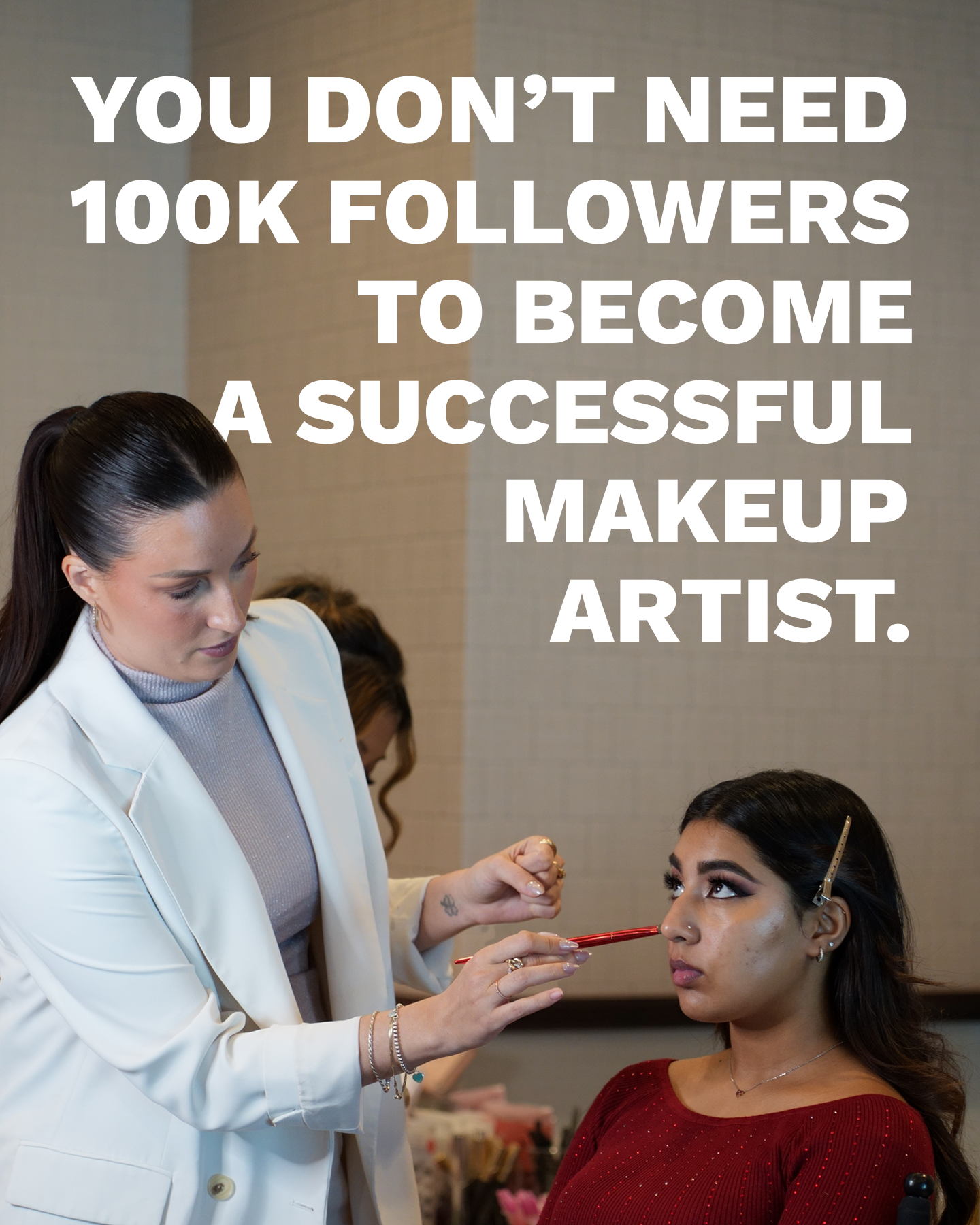 Glam Sophisticated Makeup Academy Facebook ad