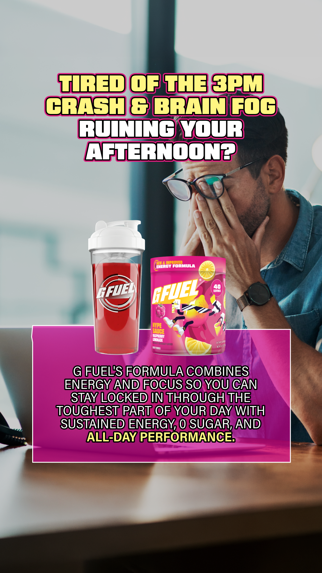 G FUEL Facebook ad