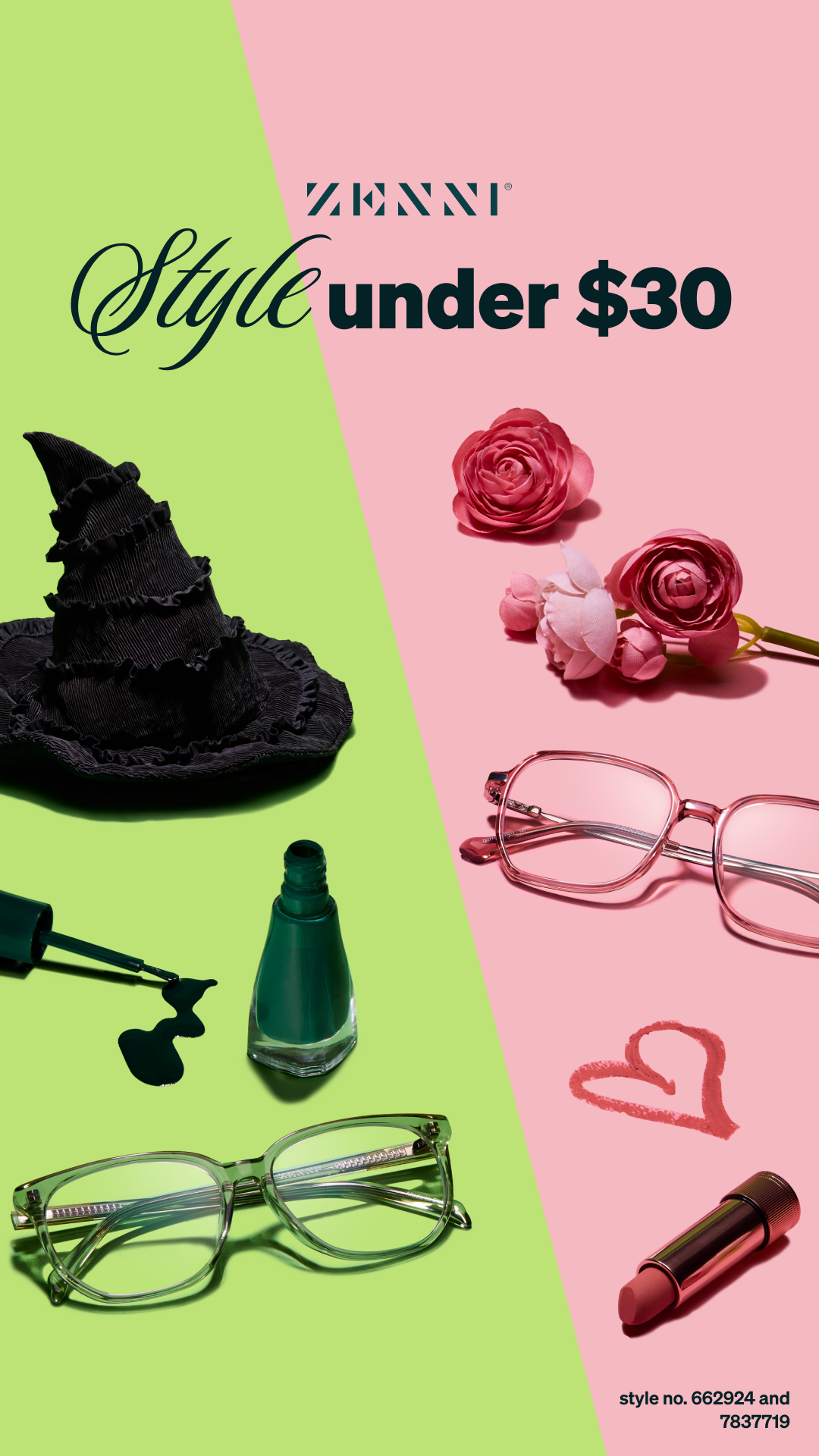 Zenni Optical Facebook ad