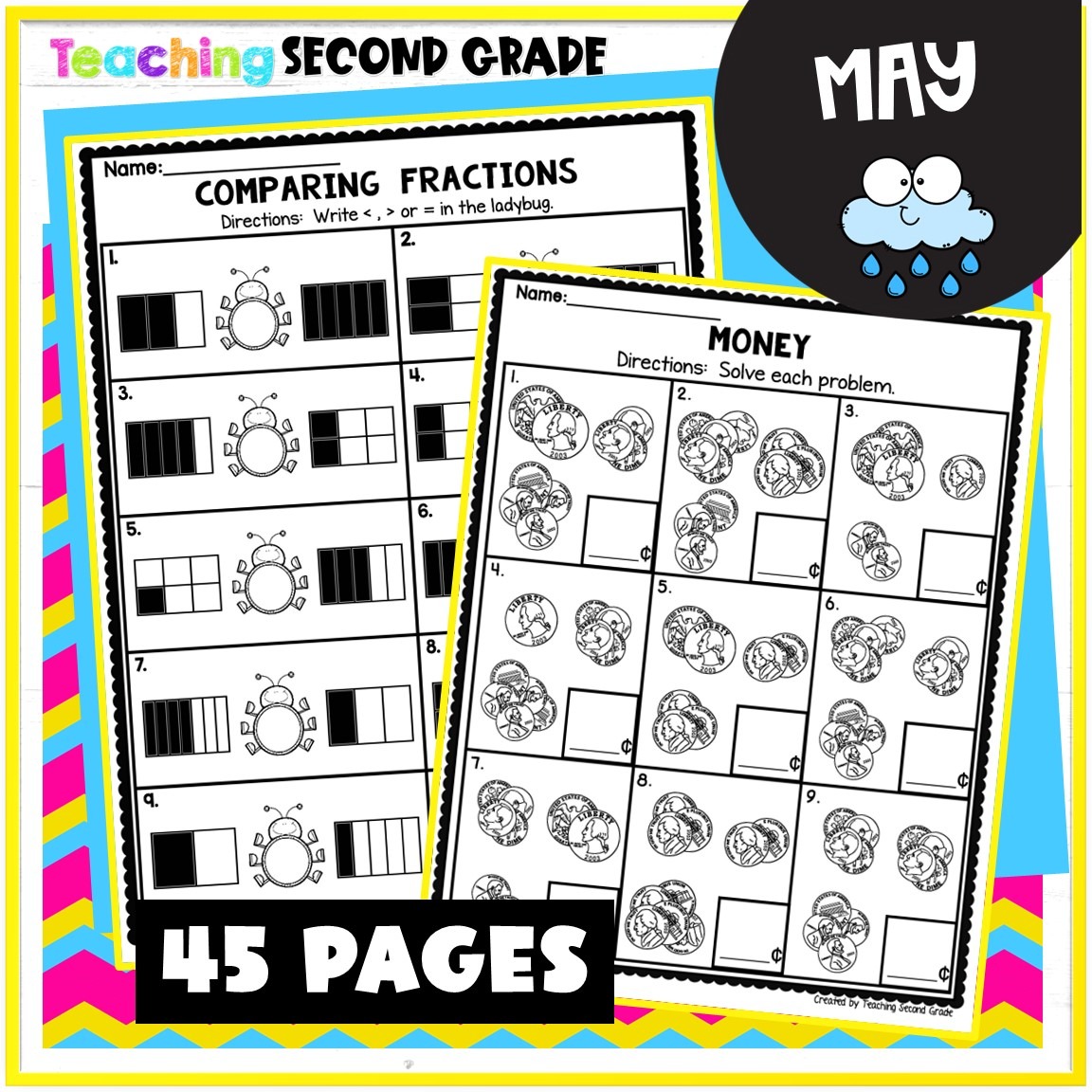 Teaching Second Grade Facebook ad