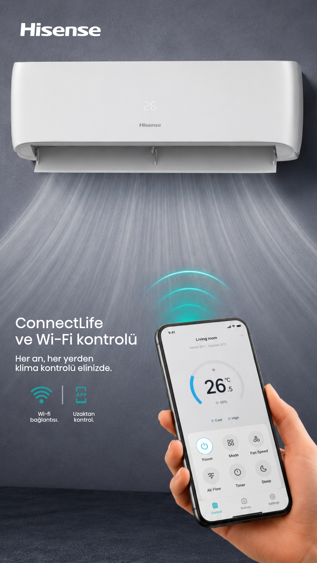 Hisense Türkiye Facebook ad from Aug 3, 2026