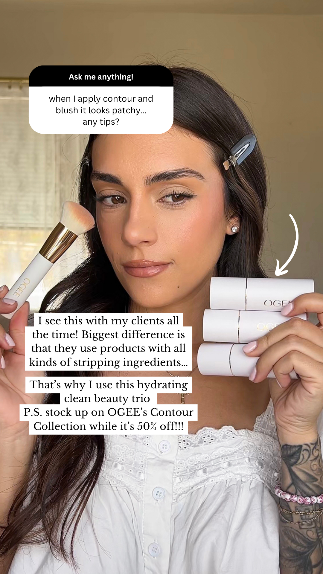 The Glow Up Facebook ad