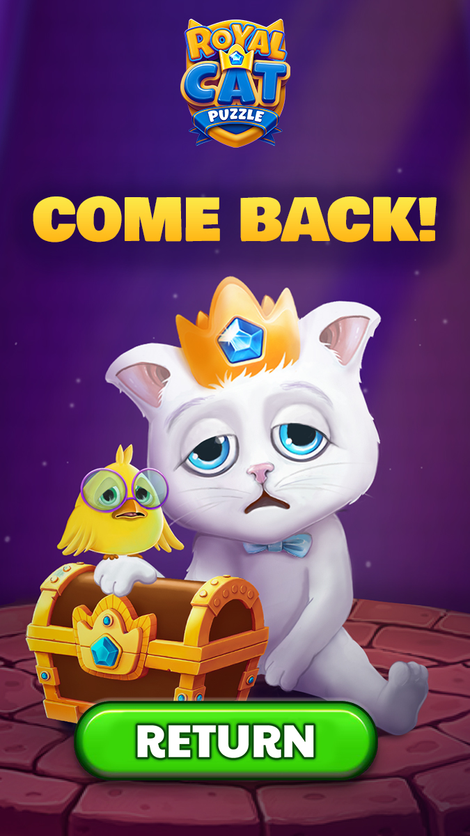 Royal Cat Puzzle Facebook ad