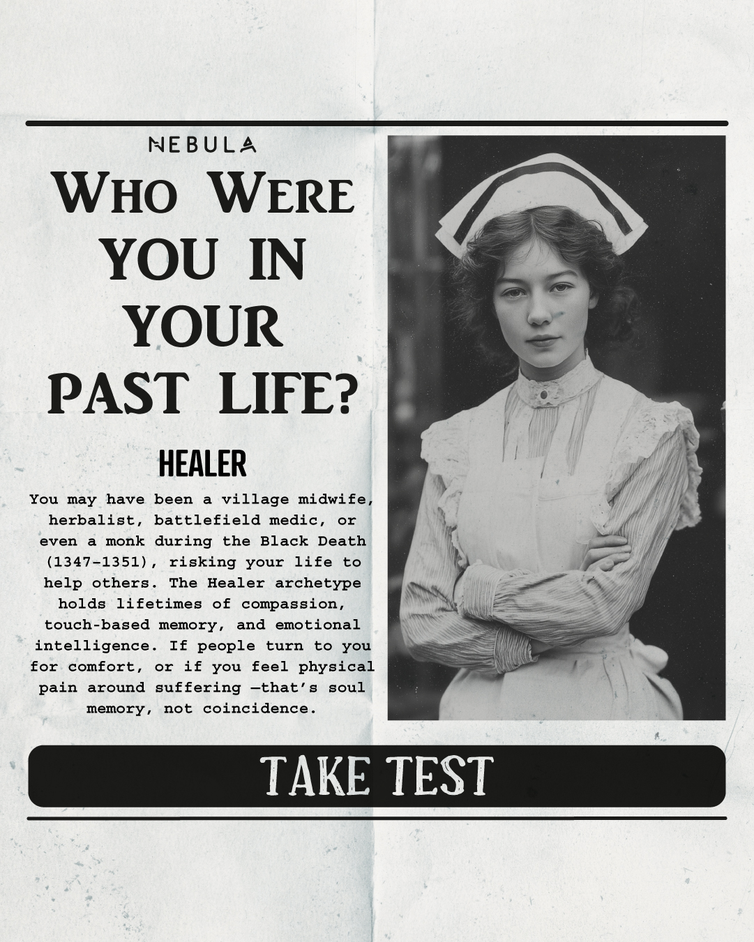 Darryl - Past Life Expert Facebook ad: Start quiz to know